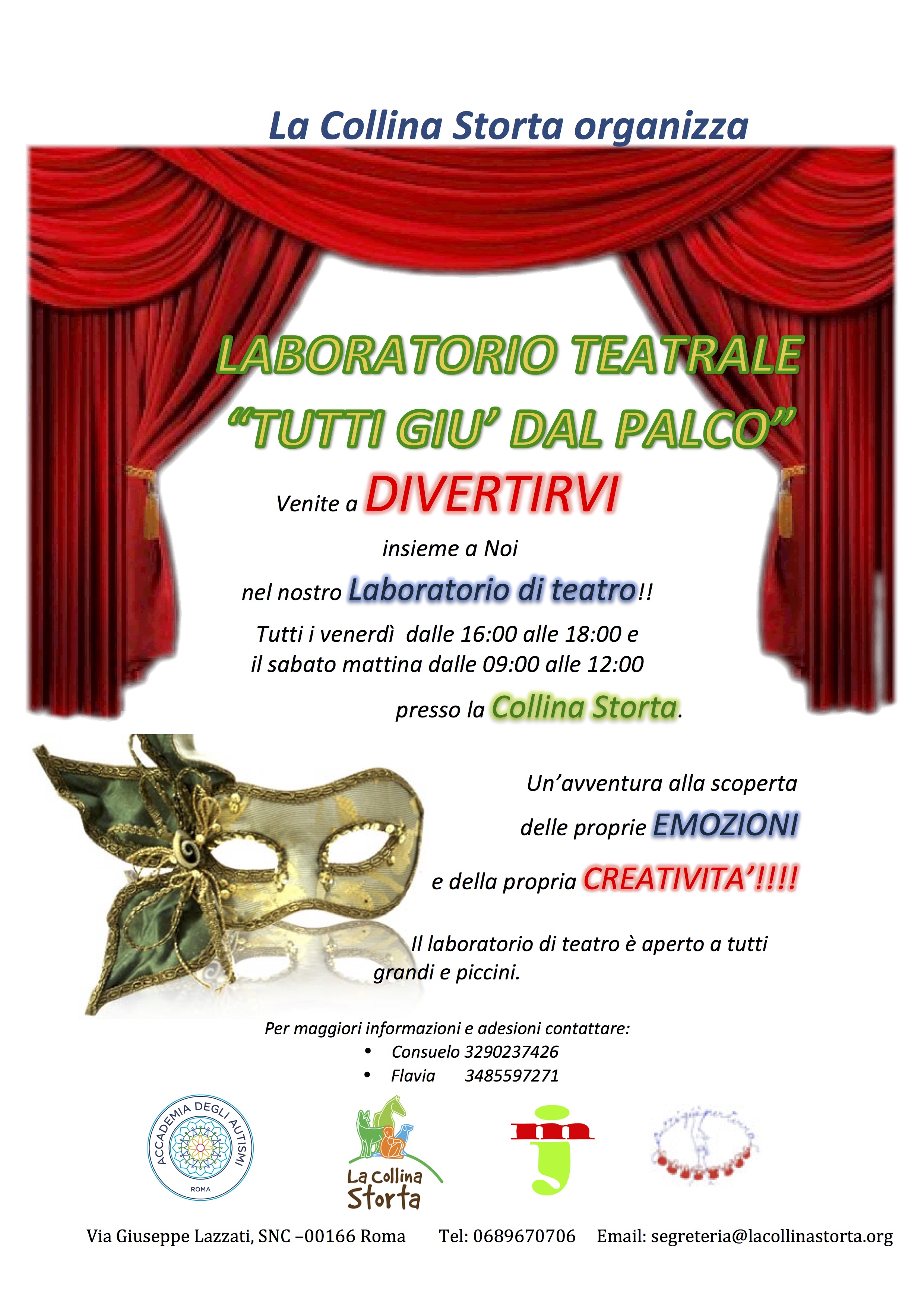 Locandina Laboratorio di teatro2